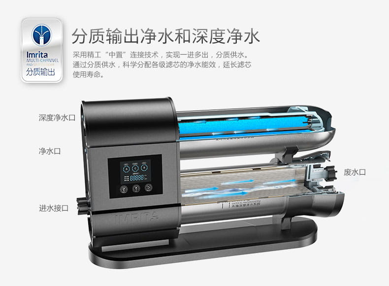 爱玛特家用直饮超滤净水机IMT-D5