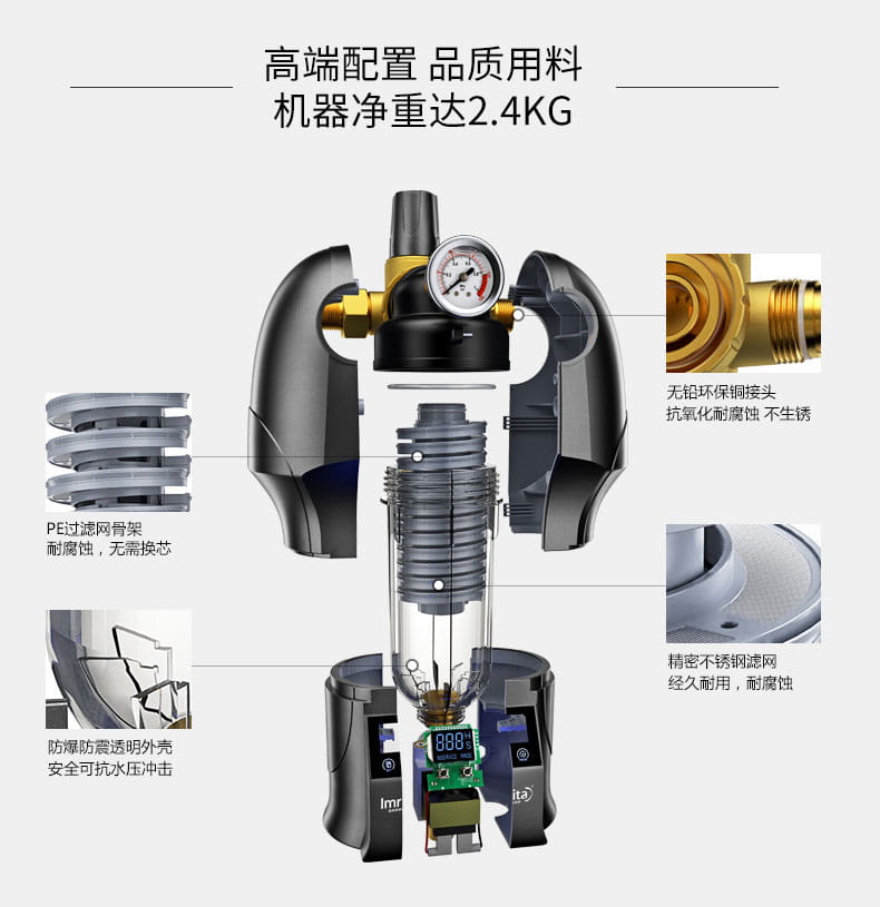 爱玛特中央前置过滤器IMT-M8